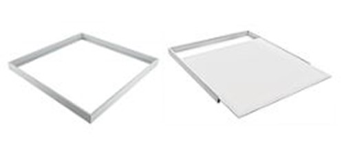 cadre alu blanc pour paneau 595 *595 mm montage apparent