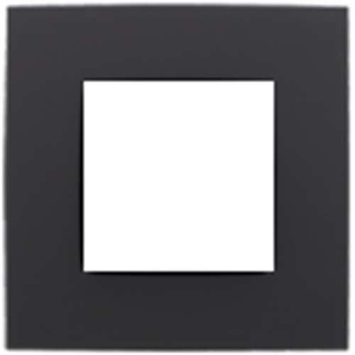 Plaque de recouvrement simple - intense anthracite coated