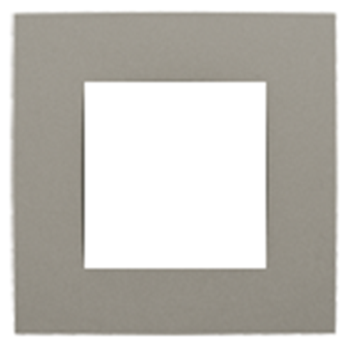Plaque de recouvrement simple - intense bronze coated