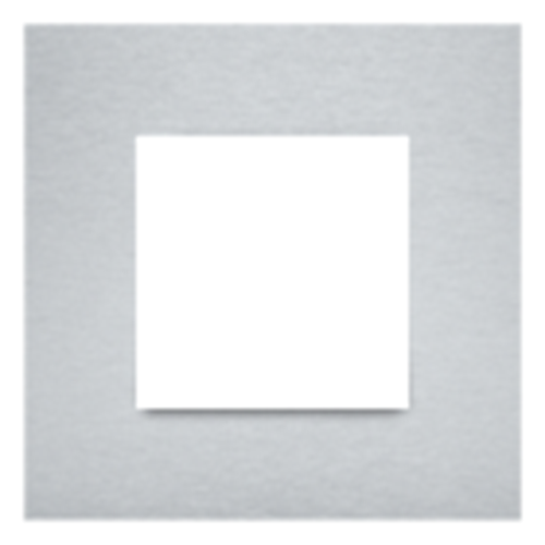 Plaque de recouvrement simple - Niko Pure alu grey brushed