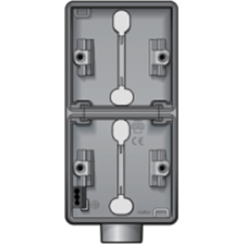 HY55 Boîte double avec une entrée M20 - grau
