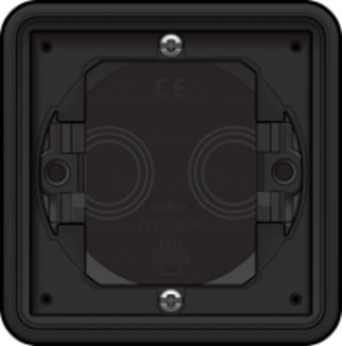 HY55 cadre d'encastrement IP55 pour H55 - noir
