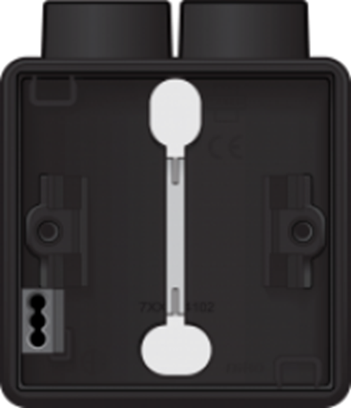 HY55 Boîte simple avec deux entrée M20 - noir
