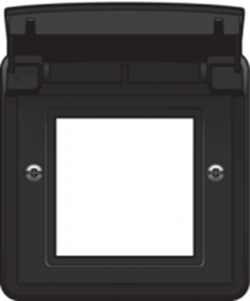 HY55 Adapterrahmen 45*45 - schwarz