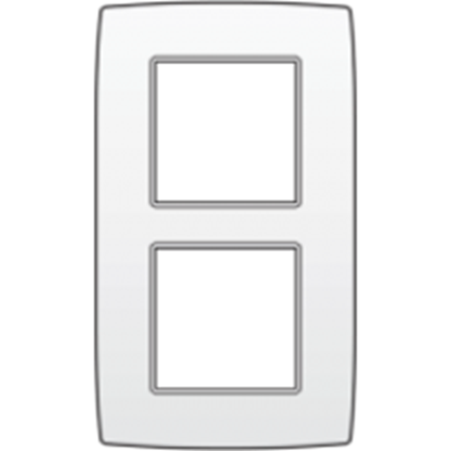 Plaque de recouvrement double 60mm - NIKO Original white