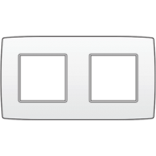 Plaque de recouvrement double 71mm - NIKO Original white