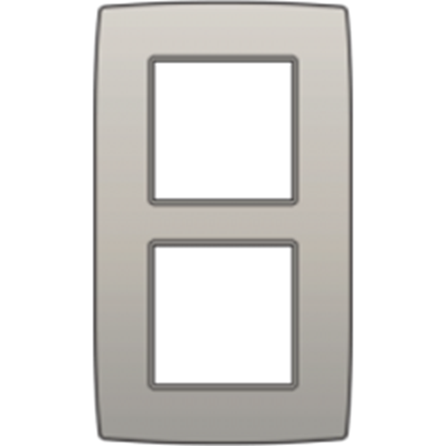 Plaque de recouvrement double 60mm - NIKO Original light grey