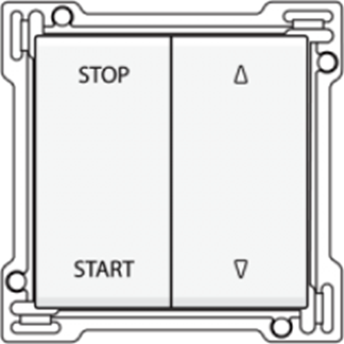 Set interrupteur volets, séparat. électrique - white