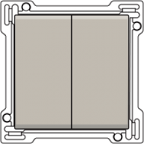 Doppelte Wippe - light grey