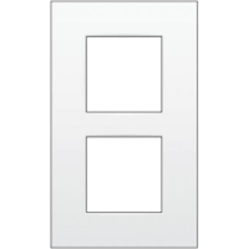 Abdeckplatte doppelt senkrecht 60mm - Niko intense white