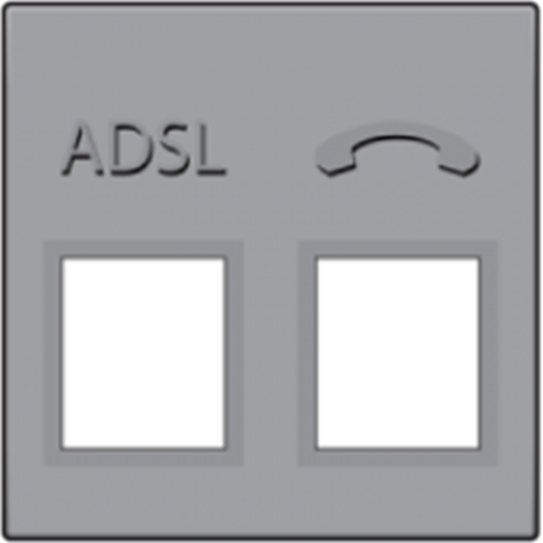 Zentralplatte ADSL - TEL - sterling