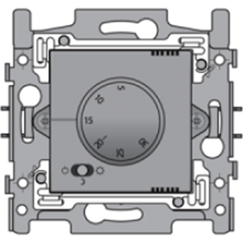 Thermostat éléctronique  - sterling coated