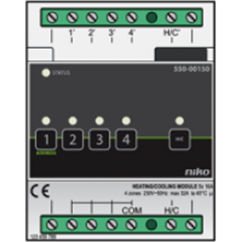 Niko Home Control  module de chauffage  ou de refroidissement  HC