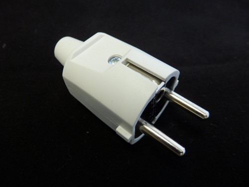 Stecker PVC  16A grau